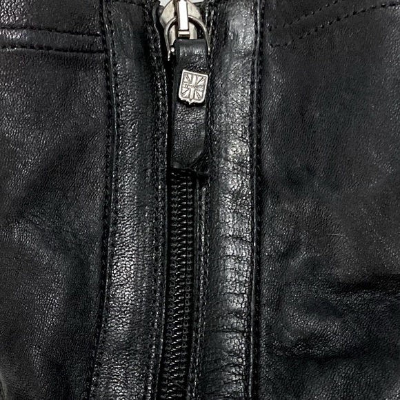 Pantanetti Leather & Stretch Vinyl Platform Combat Boots Sz 8 EUC - Picture 9 of 14